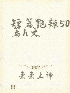 短篇艳辣500篇h文封面