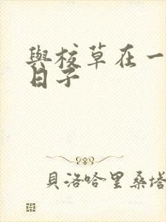 与校草在一起的日子