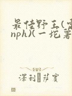 最佳野王(电竞nph)(一坨薯饼)_