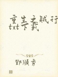 重生之贼行天下txt下载
