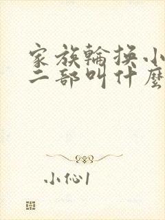 家族轮换小说第二部叫什么名字