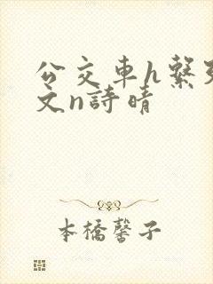 公交车h系列辣文n诗晴