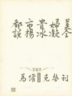 都市贵妇美腿小说杨冰凝全文阅读