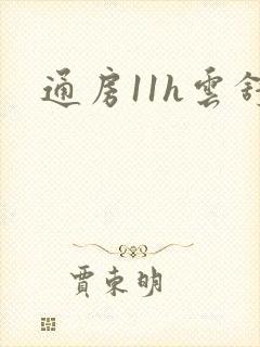 通房11h云舒封面