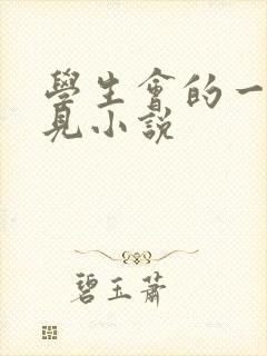 学生会的一己之见小说封面