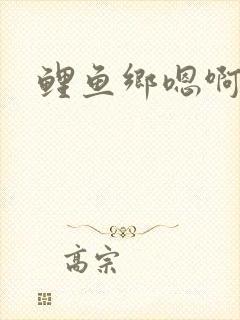 鲤鱼乡嗯啊