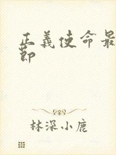 正义使命最新章节