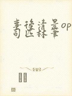 事后清晨op阿司匹林笔封面