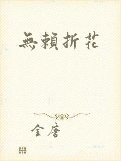 无赖折花封面