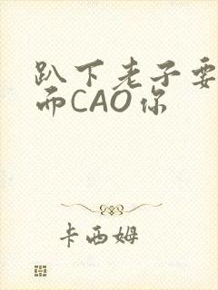 趴下老子要从后面CAO你