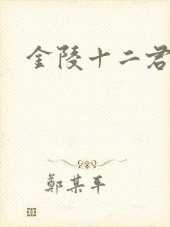 金陵十二君封面