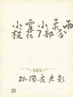 小雪小柔两个大校花7部分