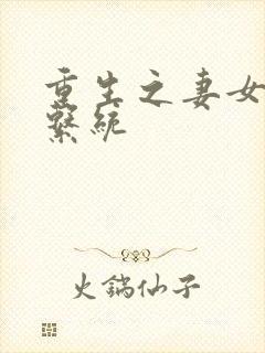 重生之妻女掠夺系统封面