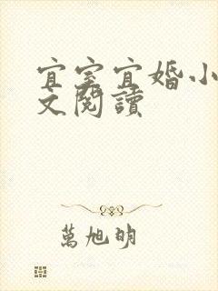 宜室宜婚小说全文阅读封面