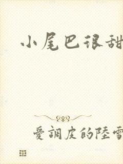 小尾巴很甜封面