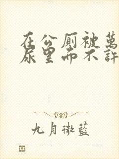 在公厕被万人C尿里面不许漏出来