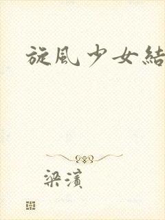 旋风少女结局封面