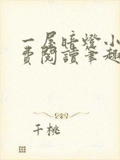 一屋暗灯小说免费阅读笔趣阁