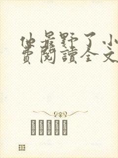 他最野了小说免费阅读全文