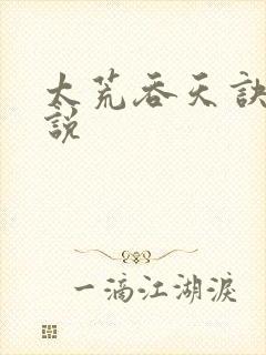 太荒吞天诀 小说