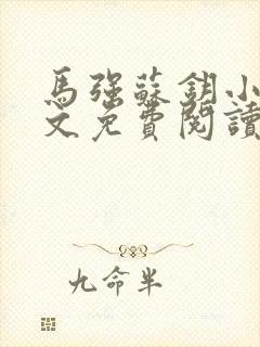 马强苏钥小说全文免费阅读最新章节封面