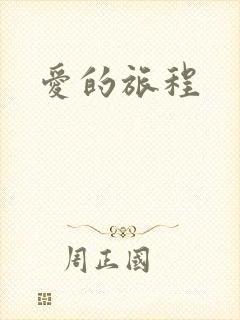 爱的旅程封面