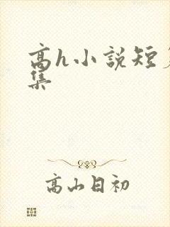 高h小说短篇合集