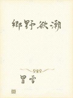 乡野欲潮封面