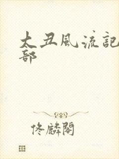 大丑风流记第二部封面