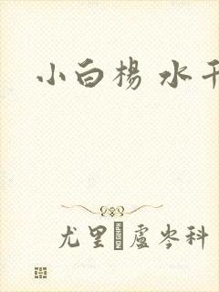 小白杨 水千丞