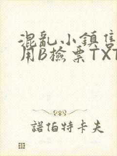 混乱小镇售票员用B检票TXT