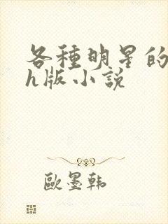 各种明星的综艺h版小说