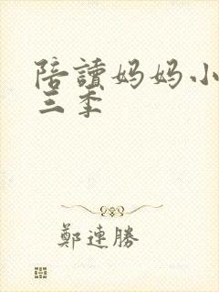 陪读妈妈小说第三季封面