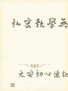 私密教学无删减