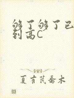 够了够了已经满到高C