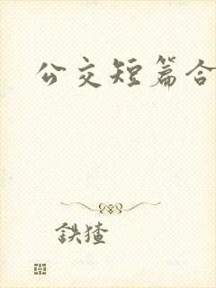 公交短篇合集封面