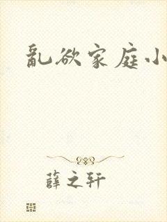 乱欲家庭小说封面