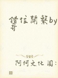 错位关系by东哥封面