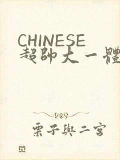 CHINESE超帅大一体育系精牛