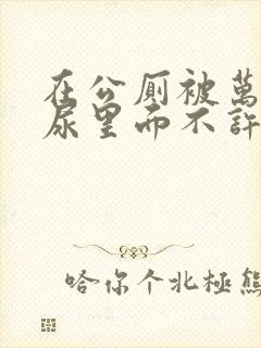 在公厕被万人c尿里面不许漏