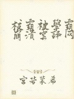 校霸被学霸玩到崩溃云译网