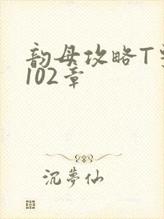 韵母攻略T系列102章封面