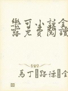 乐可小说金银花露免费阅读封面