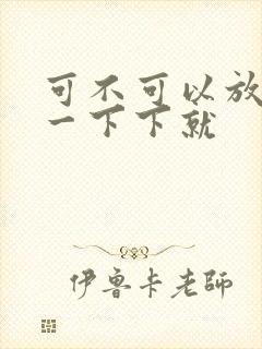 可不可以放进去一下下就