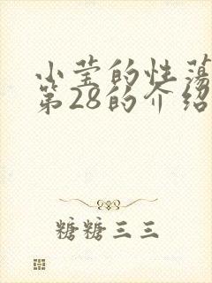 小莹的性荡生活第28的介绍