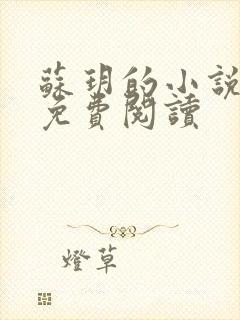 苏玥的小说全文免费阅读