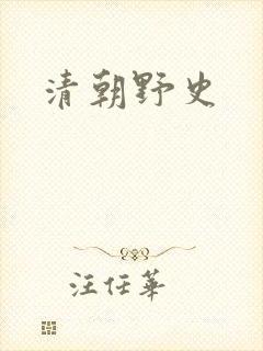 清朝野史