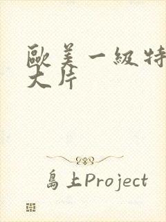 欧美一级特黄a大片封面