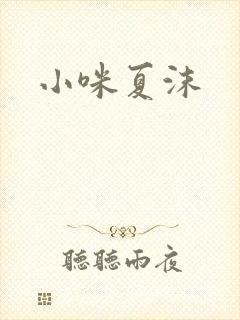 小咪夏沫封面