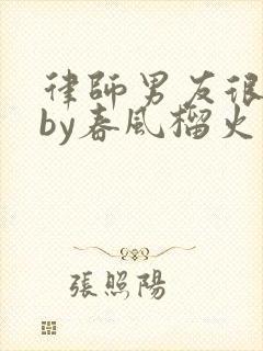 律师男友很难撩by春风榴火封面